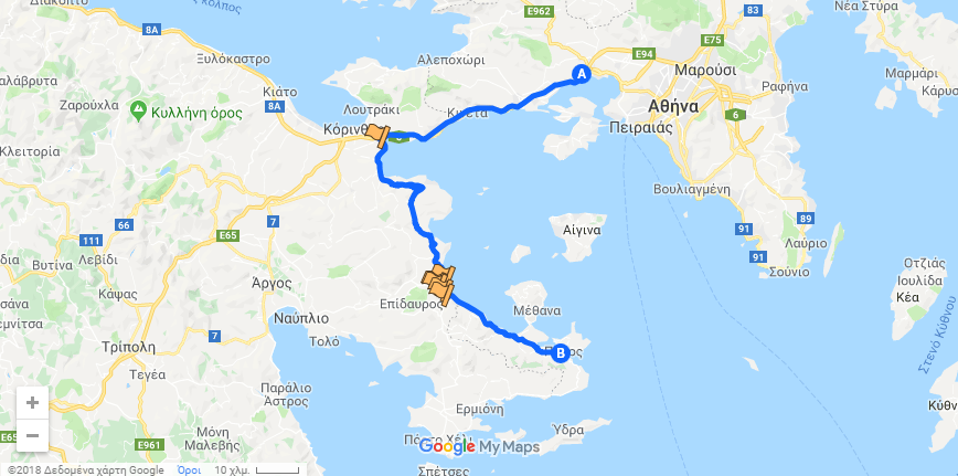 how to come to Poros