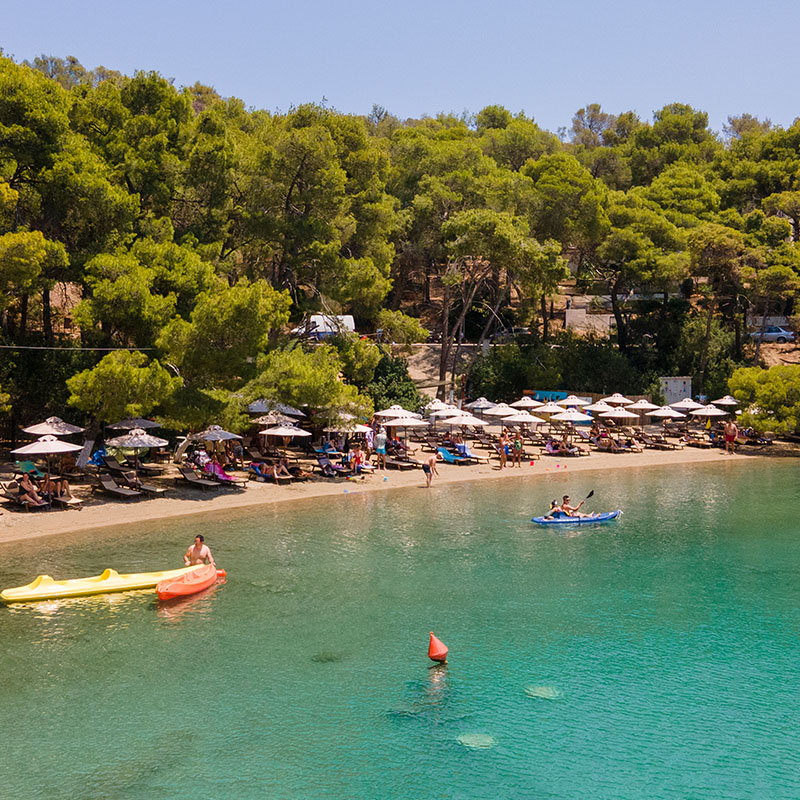 Love Bay Beach Bar Poros